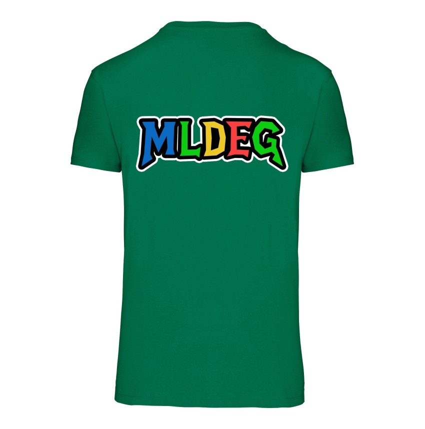 T-Shirt MLDEG vert marquage dos