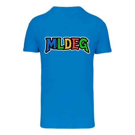 T-Shirt MLDEG bleu marquage dos